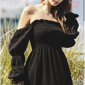 NWT Nothing Fits But Black Maternity Dress